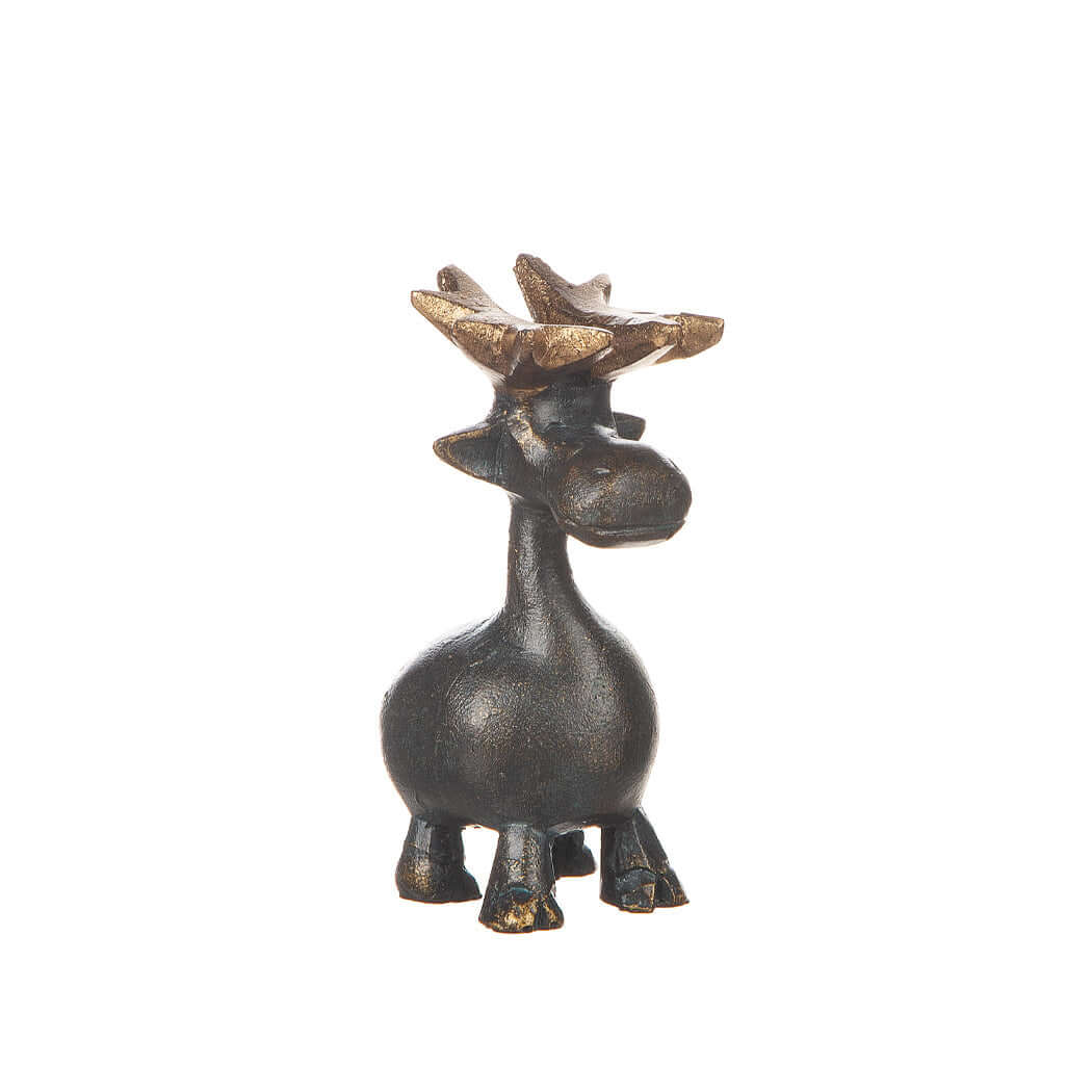 DD Älg stående i poly 12 cm