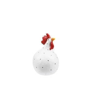 NG Höna vit liten H 5,2 cm