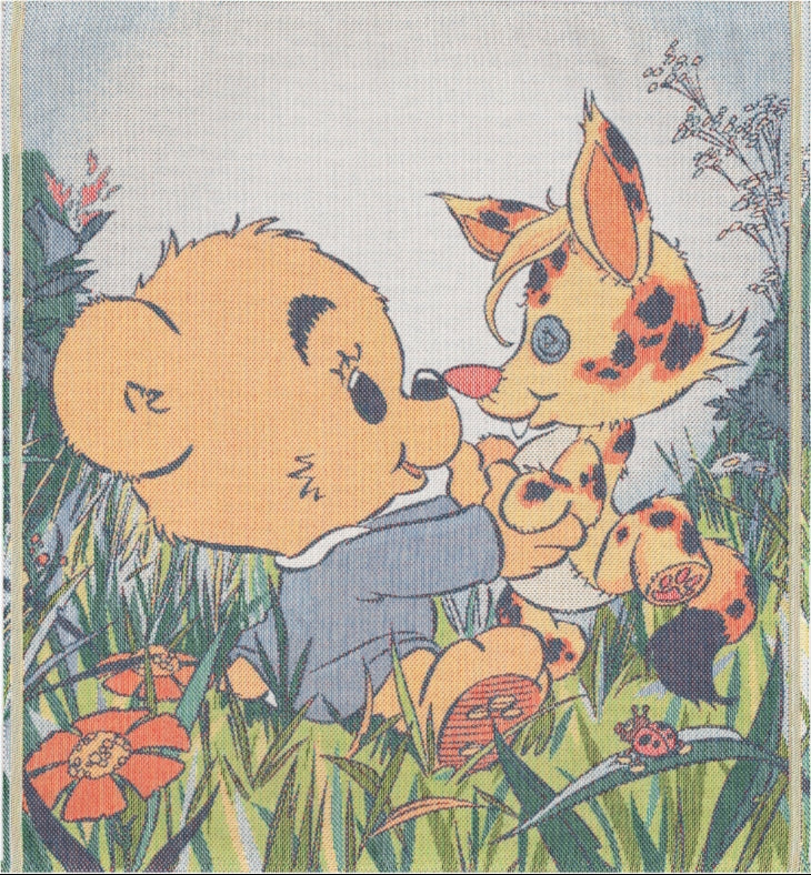 Pläd Brumma 70x75 bamse