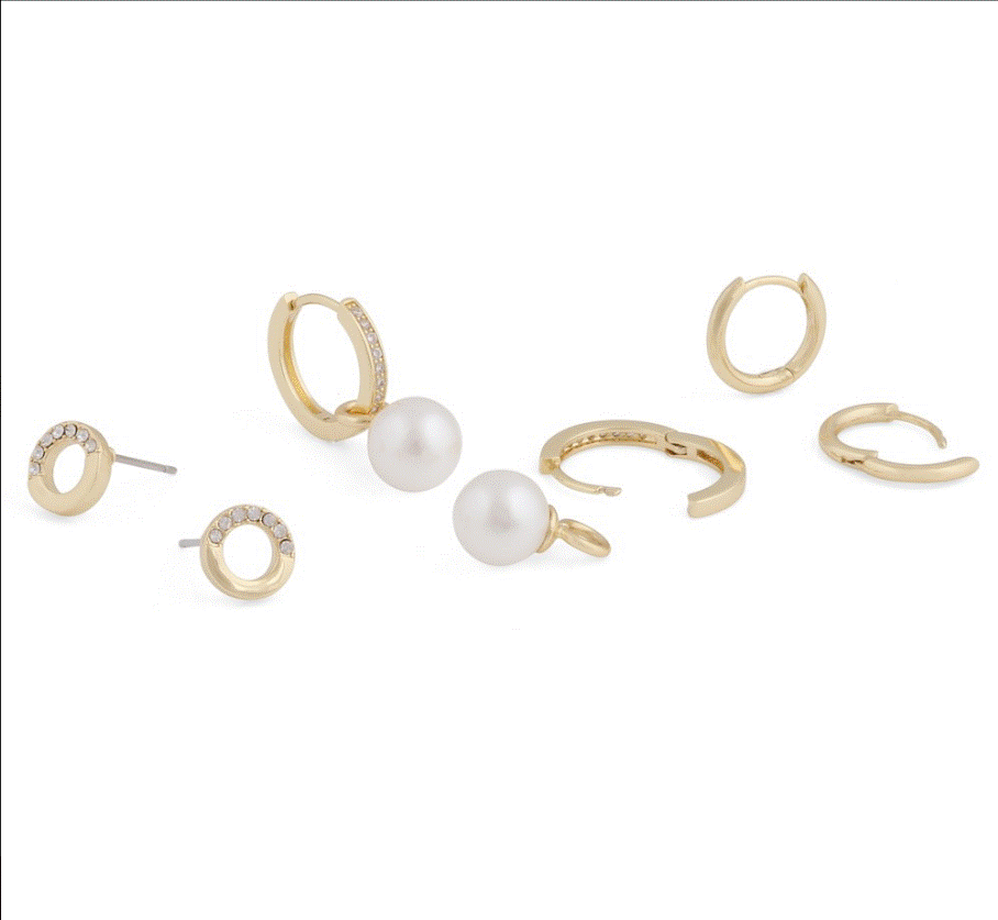 Snö Malne earring set 2 gold
