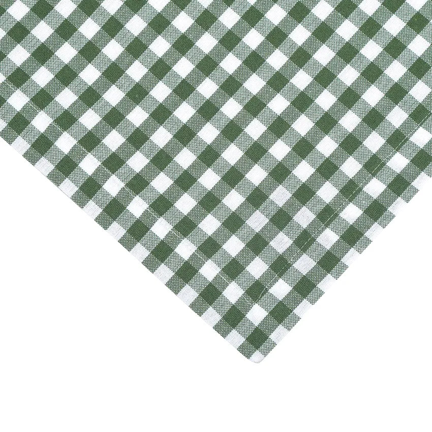 Bella Duk 90x90 grön/vit rutig