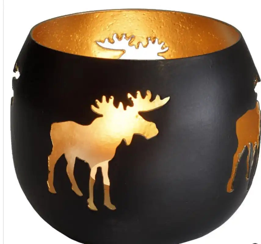 Älg Ljuslykta 7 cm - Ljuslykta