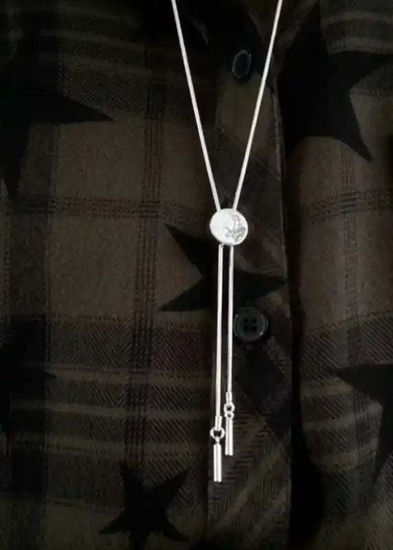 AV Nordic crystal neck silver - Halsband