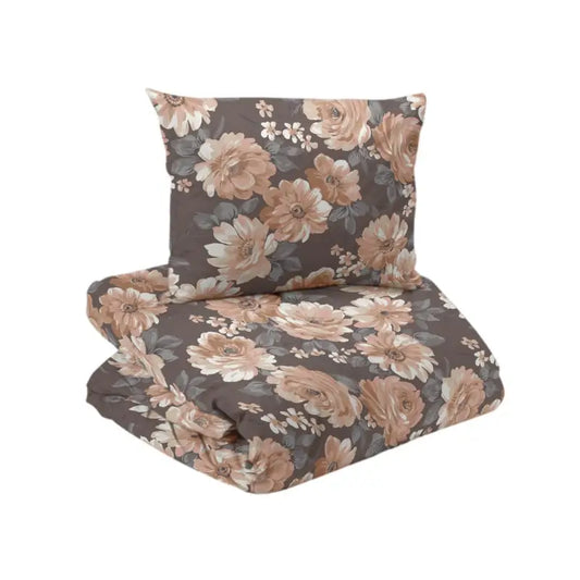 Bäddset 2-dels Dagmar satin nougat - Bäddset