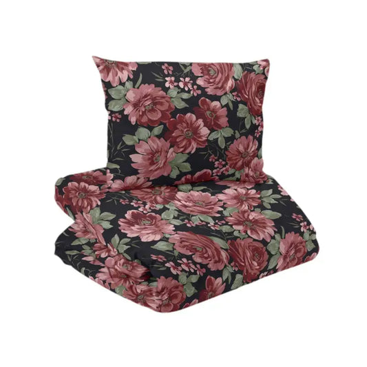 Bäddset 2-dels Dagmar satin svart - Bäddset