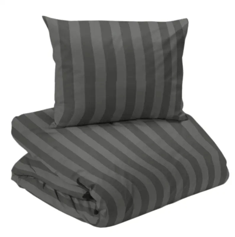 Bäddset Mirage satin 2-dels 150x210 mörkgrå - Bäddset