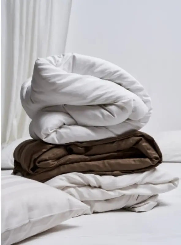 Bäddset Mirage satin 2-dels,150x210 vit - Bäddset