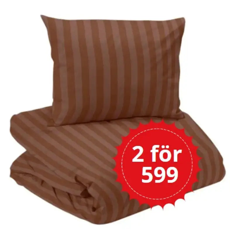 Bäddset Mirage Satin Cognac 2-dels - Bäddset