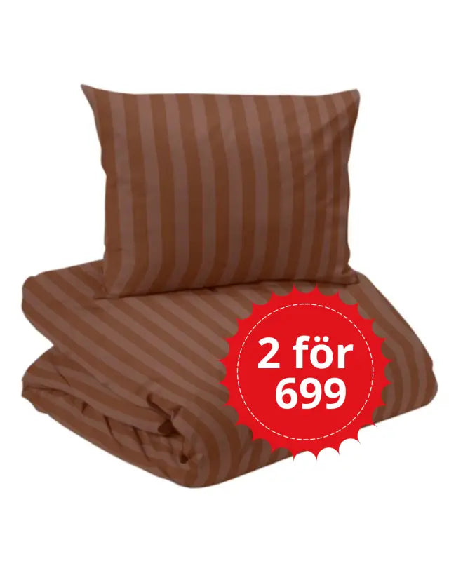 Bäddset Mirage Satin Cognac 2-dels - Bäddset