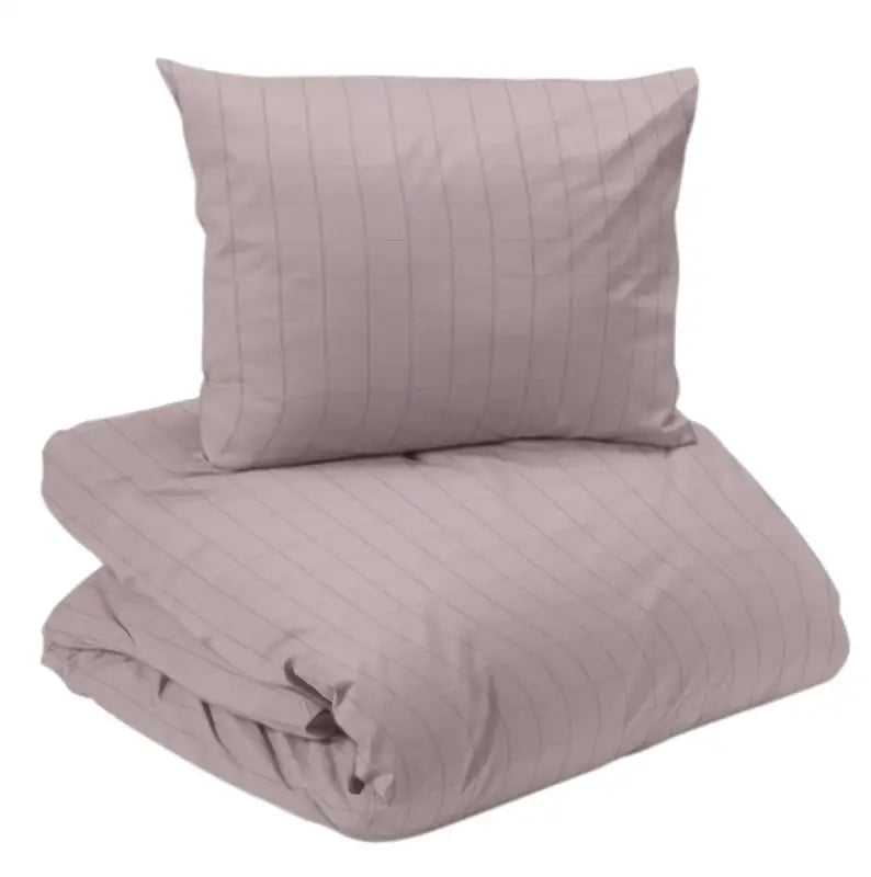 Bäddset Square Satin 2-dels rosa - Bäddset