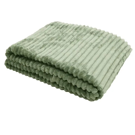 Baloo pläd ljusgrön 130x170 - Pläd