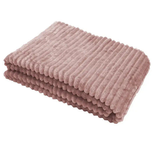 Baloo pläd ljusrosa 130x170 - Pläd