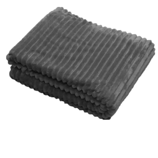 Baloo pläd mörkgrå 130x170 - Pläd