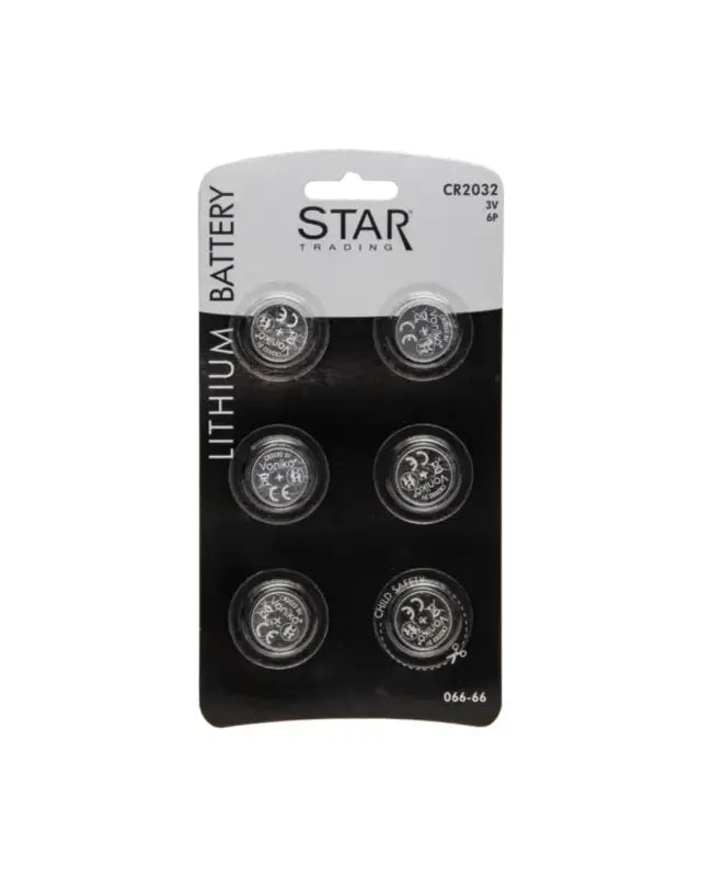 Batteri CR2032 6-pack - Batterier
