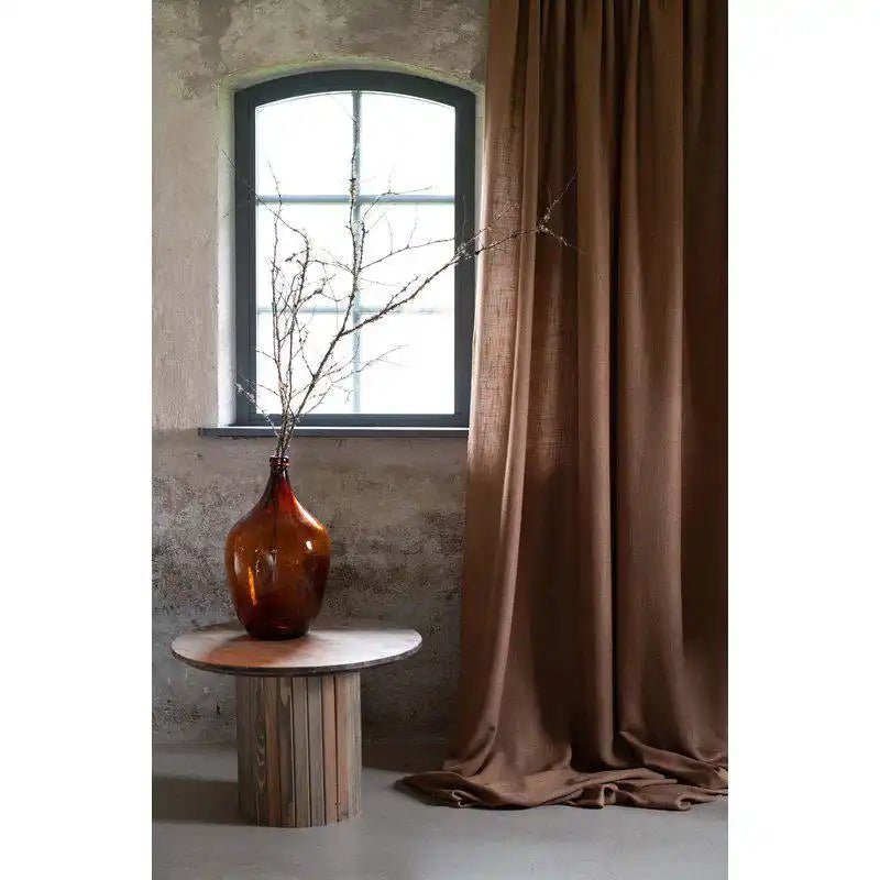 Brooklyn Gardinlängder med multiband 2-pack 140x250 cm rost - Nova Hem
