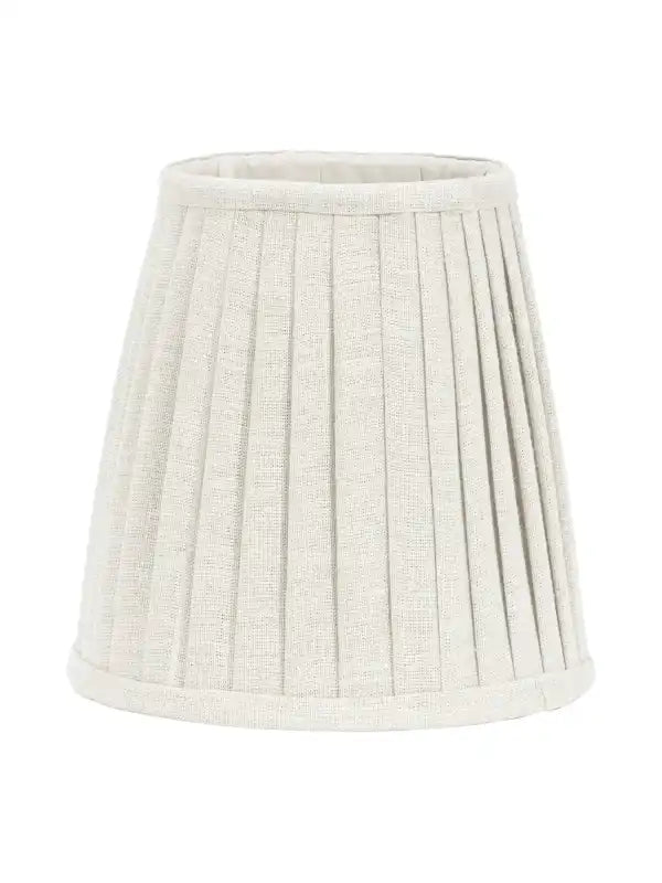 Cia toppringskärm Plissé OffWhite 20 cm - Lampskärm