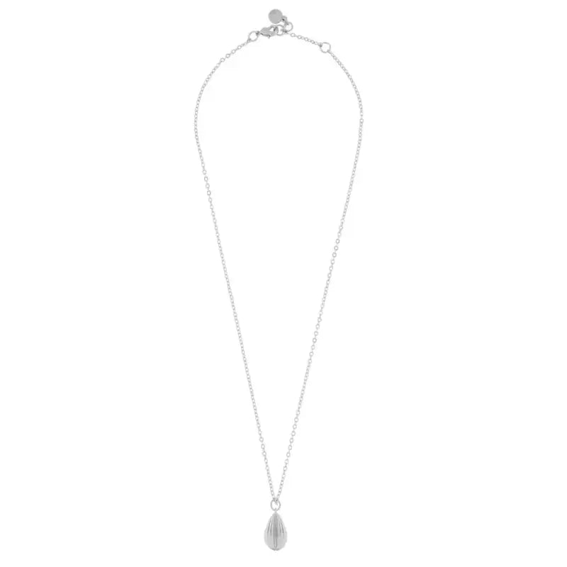 Dakota drop pendant neck 45cm plain silver - Halsband