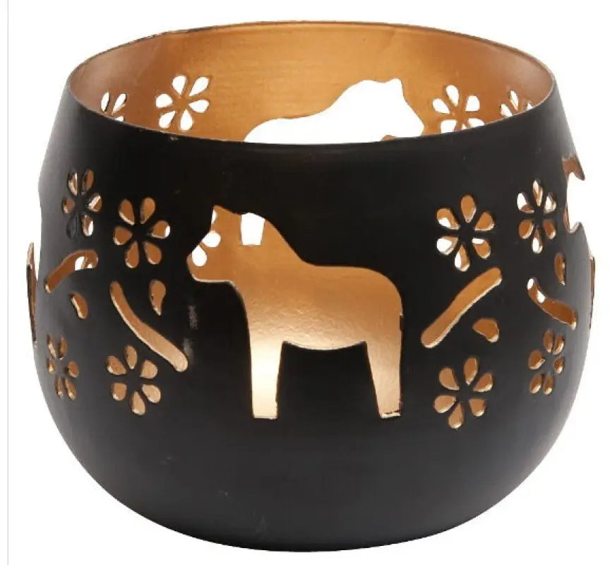 Dalahäst ljuslykta 7 cm - Ljuslykta