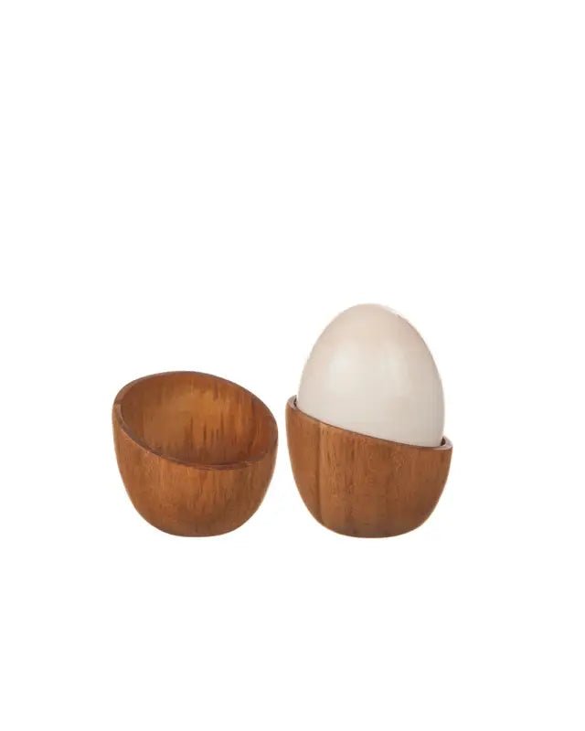 DD Äggkopp i Teak 4x4 cm - äggkopp