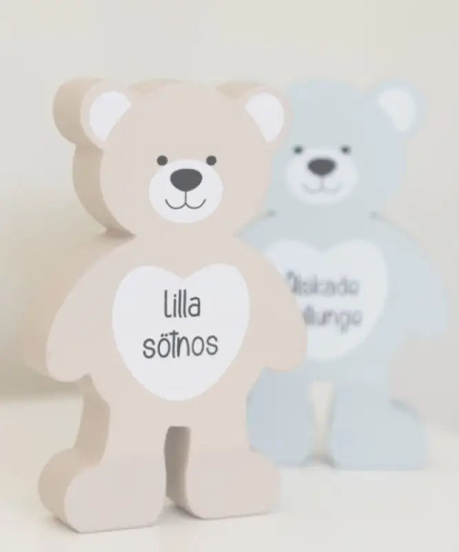 DD Nalle med text - Barn/baby