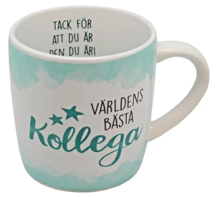 Enjoy mugg Världens bästa Kollega - Kaffekopp