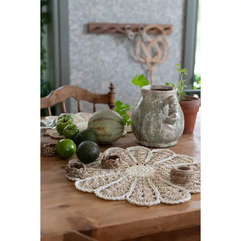 Fia Tablett 38 cm offwhite - Bordsunderlägg