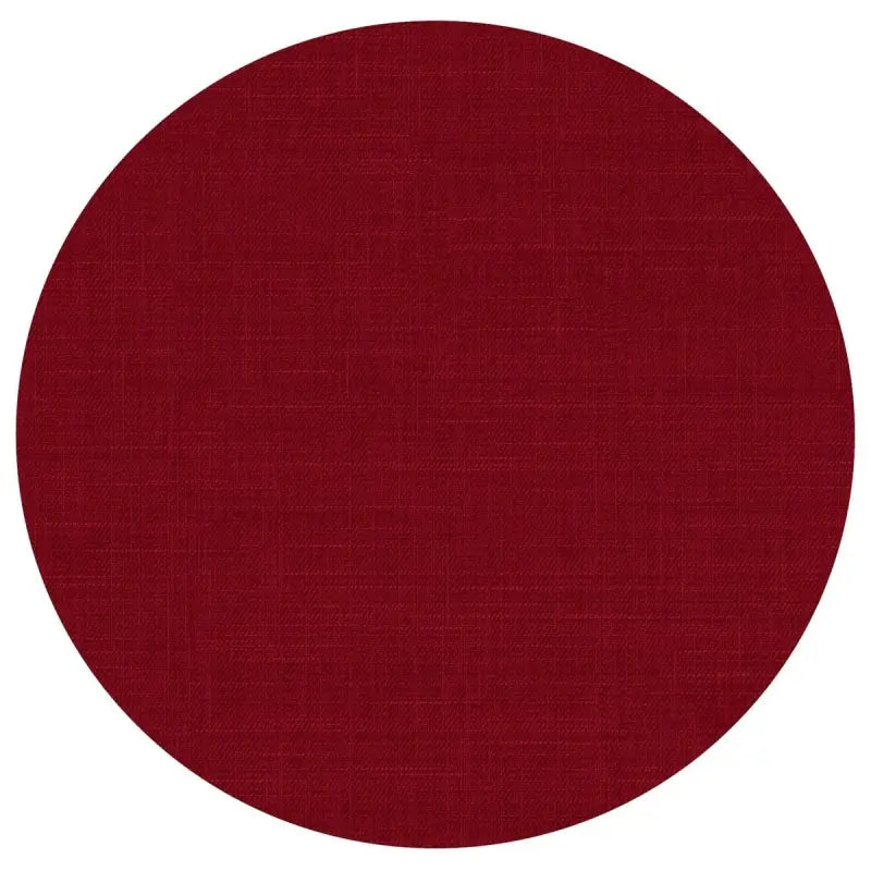 Fia Vaxduk rund linnelook 140cm röd - Duk