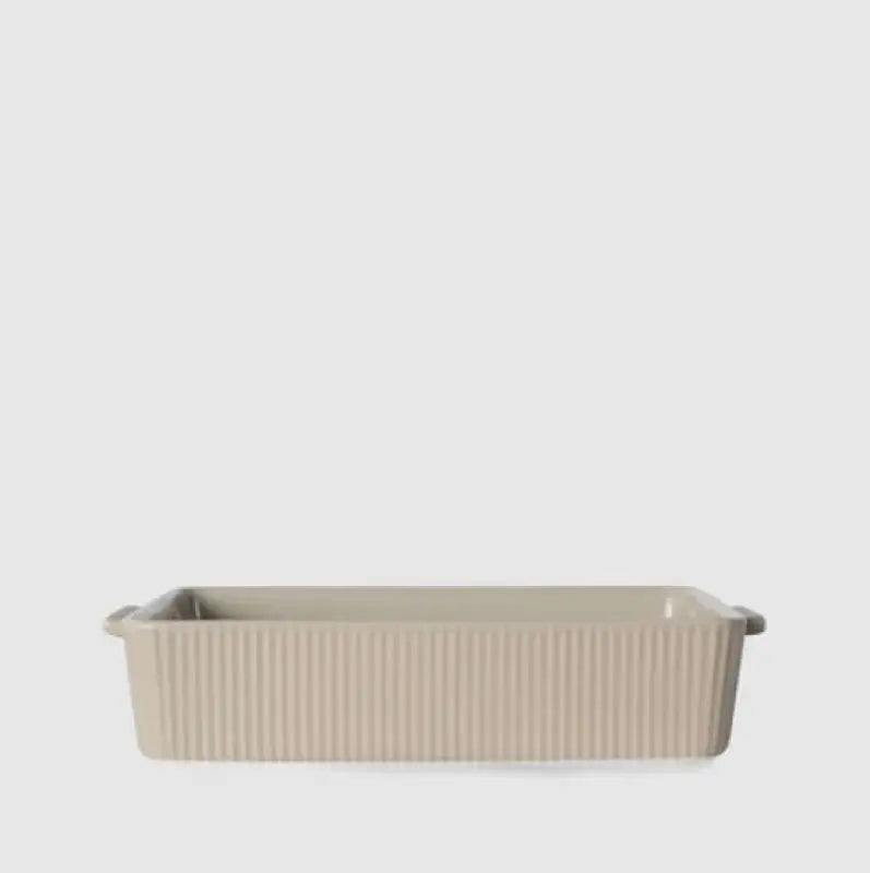 Flora ugnsform liten beige - Ugnsform