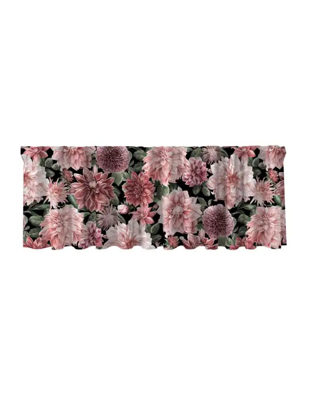 Flowers Dahlia Multikappa 50x250cm svart - Textil