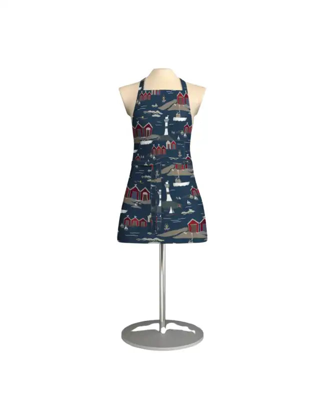 Förkläde Kust 65x85 cm blå - Kök