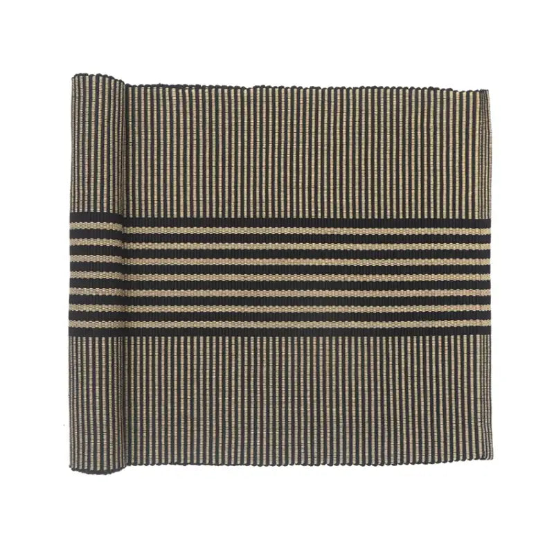 Isa löpare 45x140 sand/svart - Bordslöpare