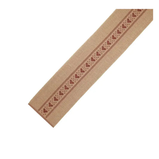 Kajsa löpare röd/vit 15x140 - Bordslöpare