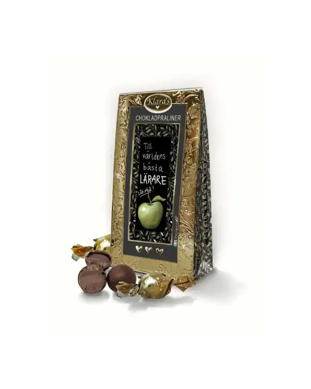 Klara´s chokladpraliner ’ Till världens bästa lärare ’ - Praliner