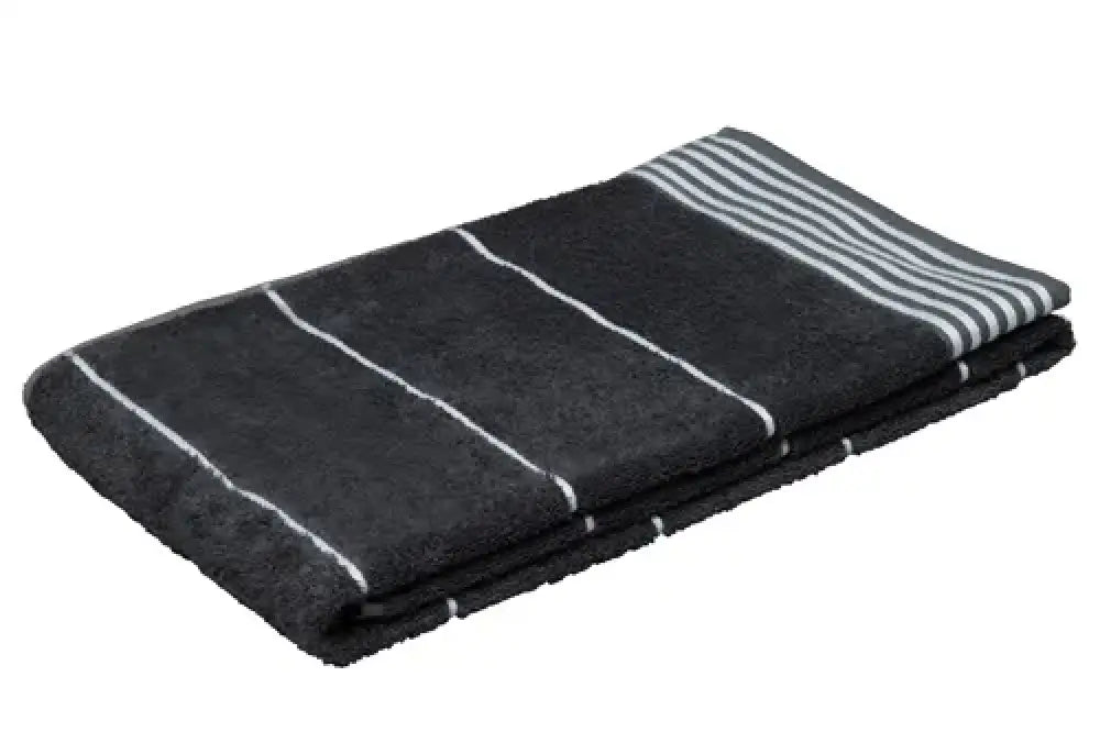 Kungshamn badlakan bambu 90x150 mörkgrå/vit - Badlakan