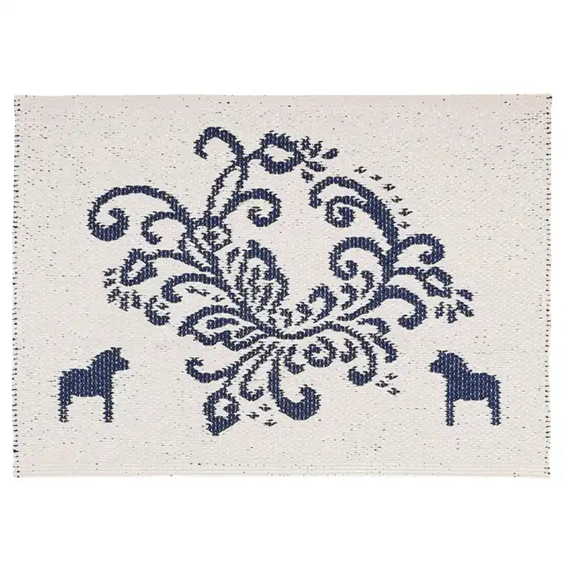 Kurbits Plastmatta 70x50 blå - Dörrmatta