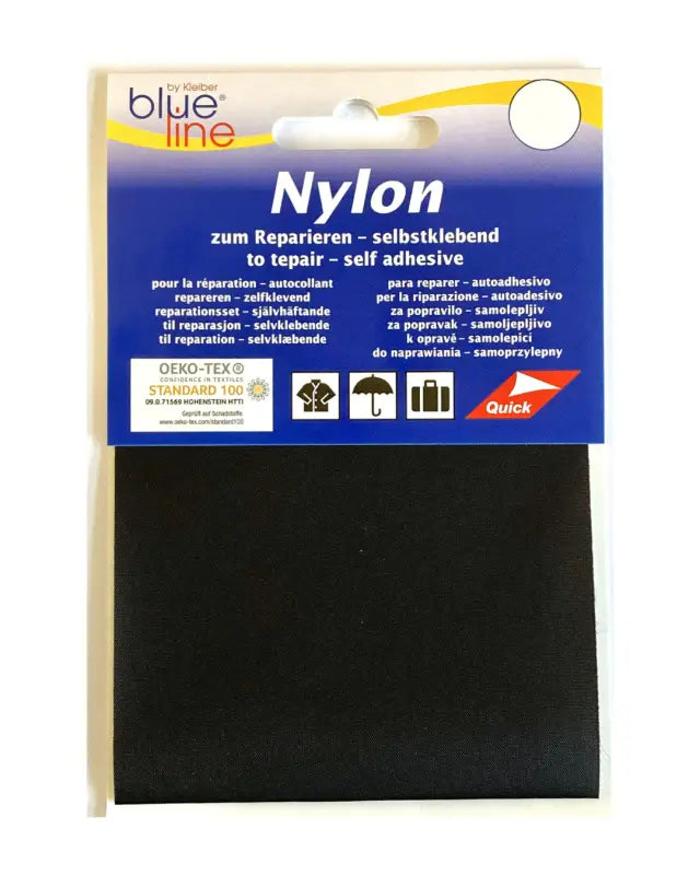 Laglapp Nylon Svart 10x20 cm - Sytillbehör