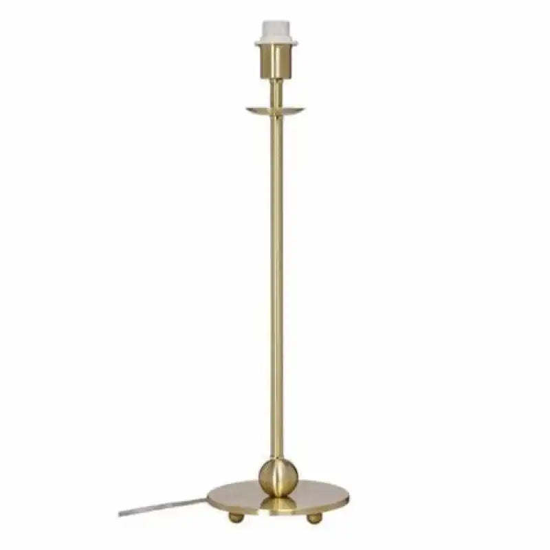 Lampfot borstad mässing 49cm - Lampfot