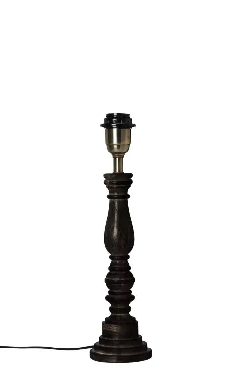 Lampfot trä Svart 40 cm - Lampfot