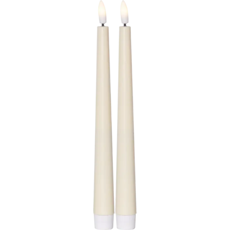 LED Antikljus 2-pack Flamme Gul - LED ljus