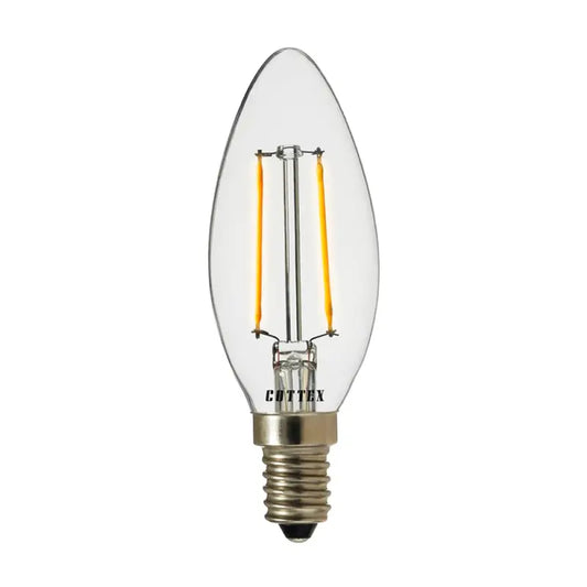 LF40/2 E14 Filament 2W kron - Glödlampa