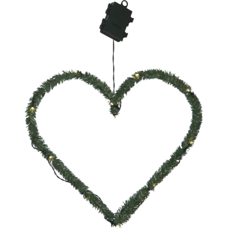 LINE Heart wreath 38 cm - Adventsljusstake