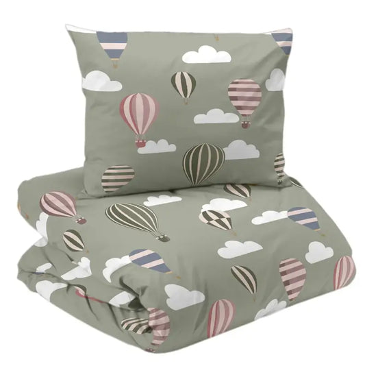 Luftballong Bäddset 2-dels ljusgrön 150x210cm - Bäddset