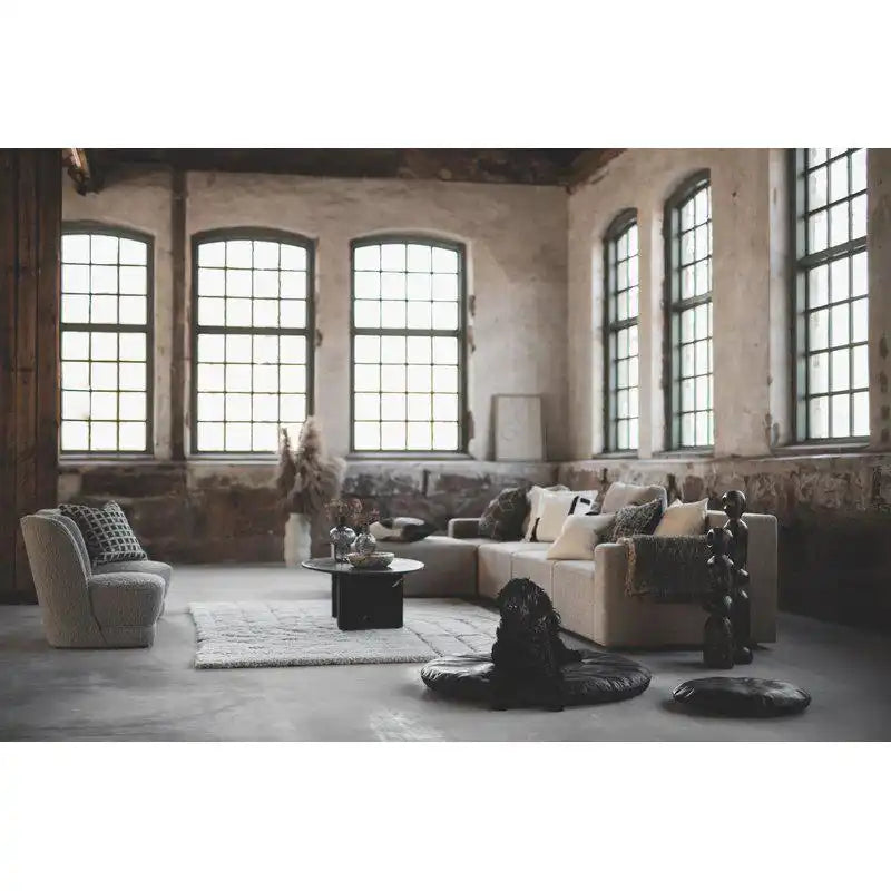 Milo Hundbädd i Läder svart 80 cm - Hundbädd