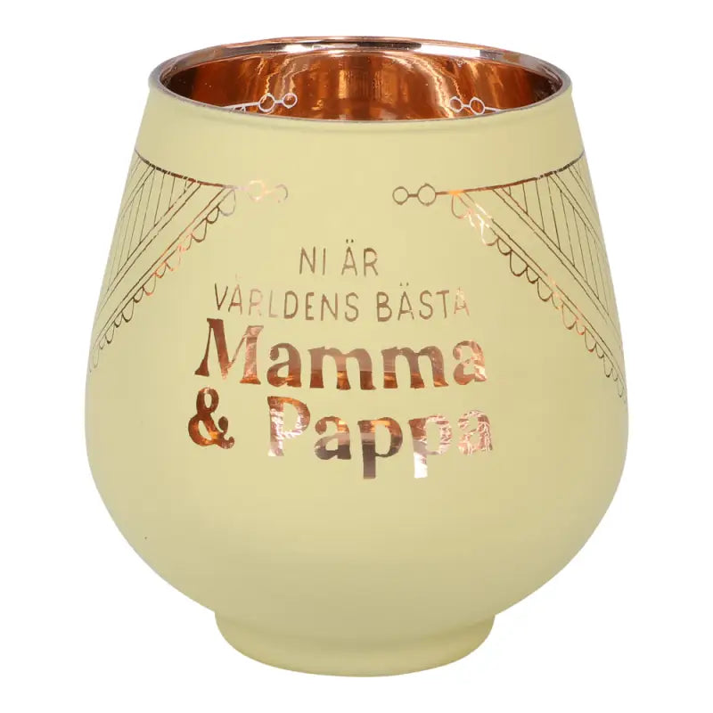 Mirror Ljuslykta Mamma & Pappa - Ljuslykta