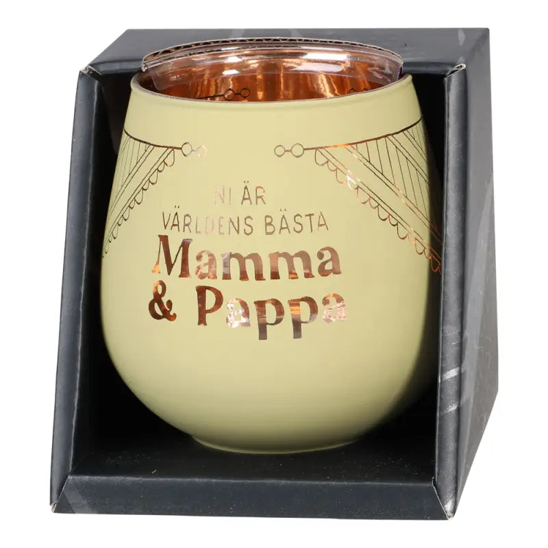 Mirror Ljuslykta Mamma & Pappa - Ljuslykta