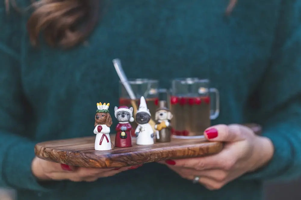 NG Luciatåg Hundar 4-pack liten - Jul