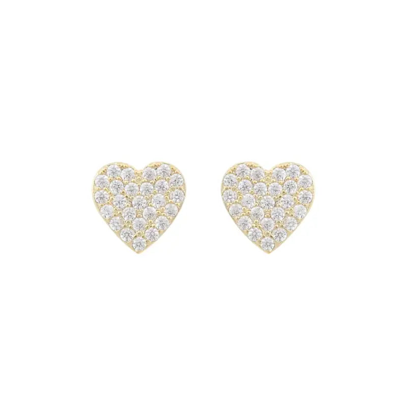North heart ear g/clear - Örhänge