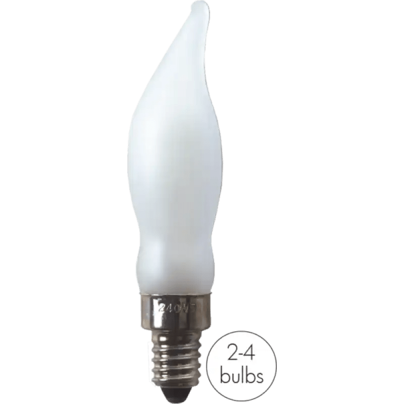 Nusnäs reservlampa 2-4 ljus E10 5W 2-pack - Nova Hem