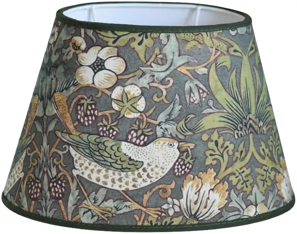 Nutcracker oval grön 20cm - Lampskärm