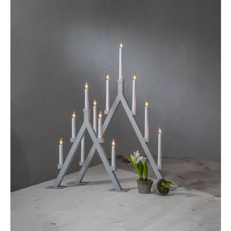 Oliver Ljusstake grå 55cm - Belysning